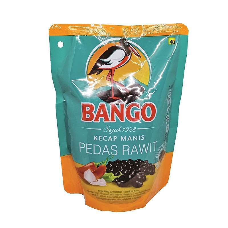 

Kecap Manis Cap Bango Pedas Rawit 210 gram Pouch