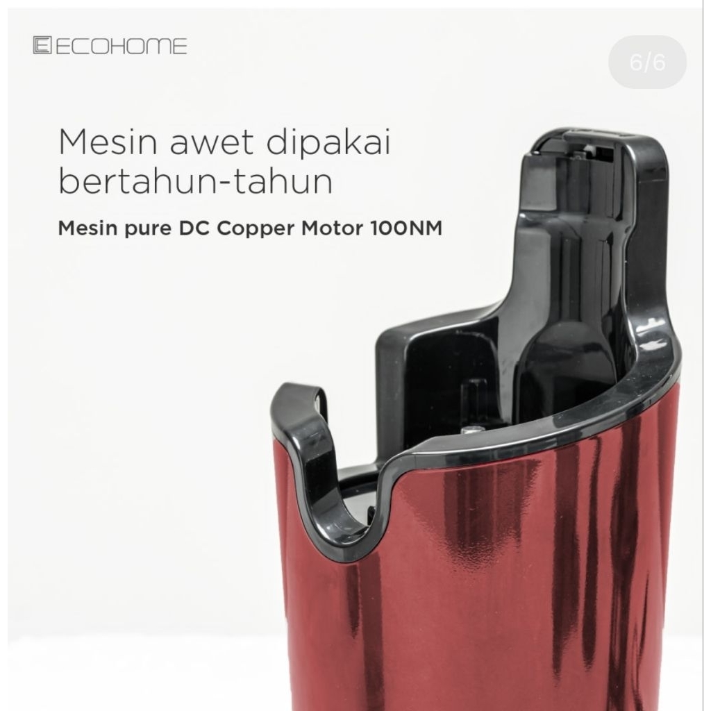 Ecohome Slow Juicer (Red)