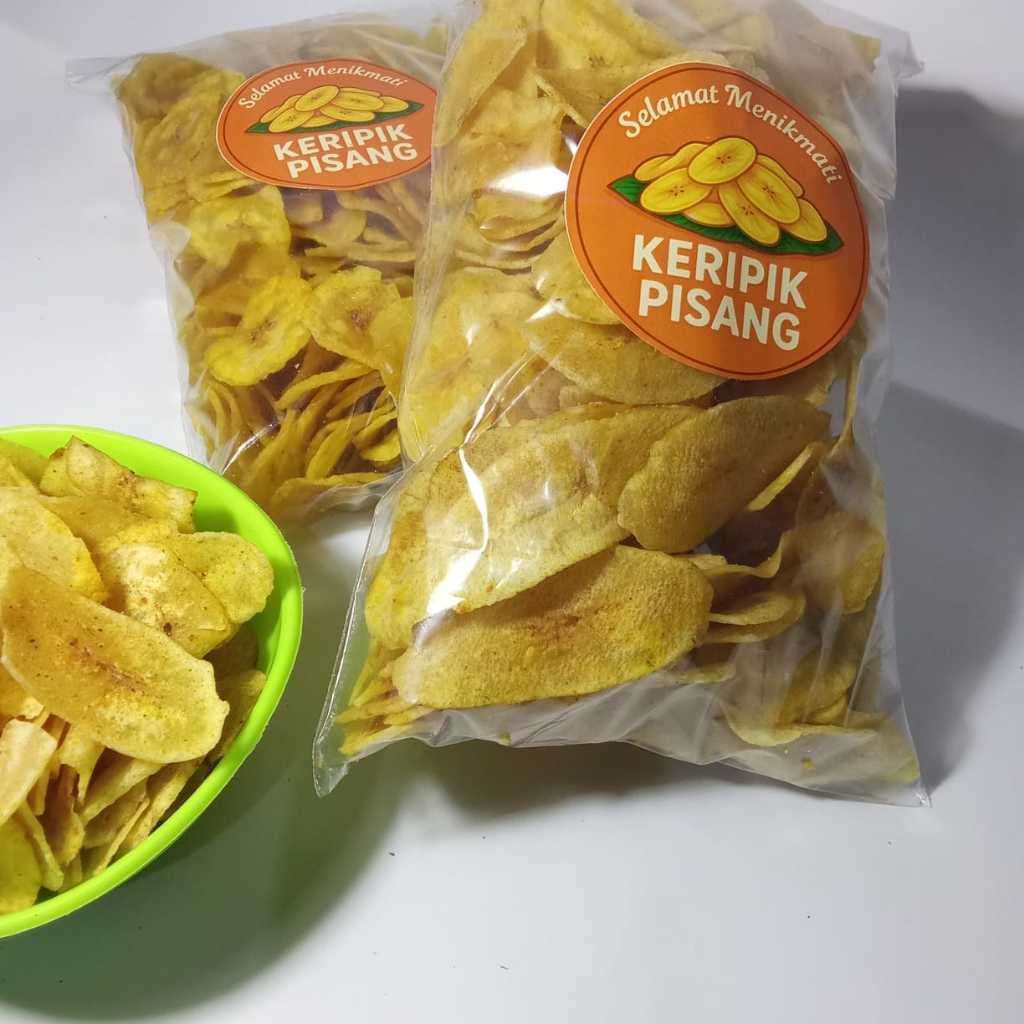 

Keripik Pisang Renyah, Manis Madu – Keripik pisang 200/250 gram
