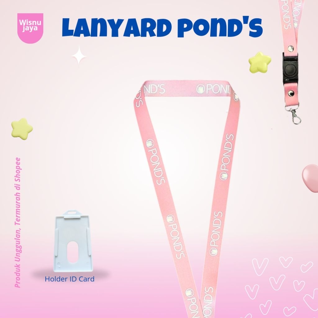 

LANYARD TALI ID CARD POND'S TERBARU | LANYARD POND'S GROSIR TERMURAH & BERKUALITAS