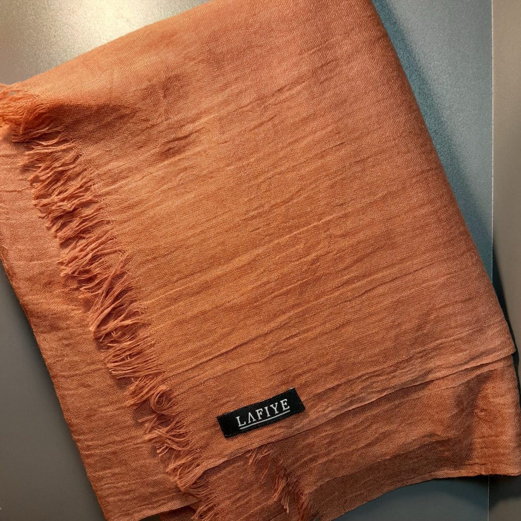 pashmina lafiye you cotton scarf (tanpa pouch)