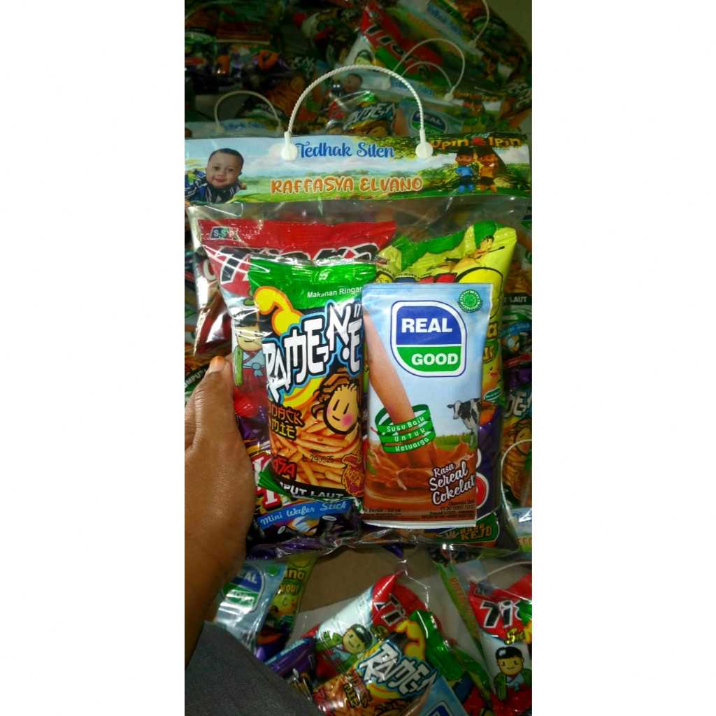 PAKET SNACK ULTAH ANAK 5K / SNACK ULTAH 5000 / HAMPERS ULTAH MURAH / SNACK HADIAH 5000AN
