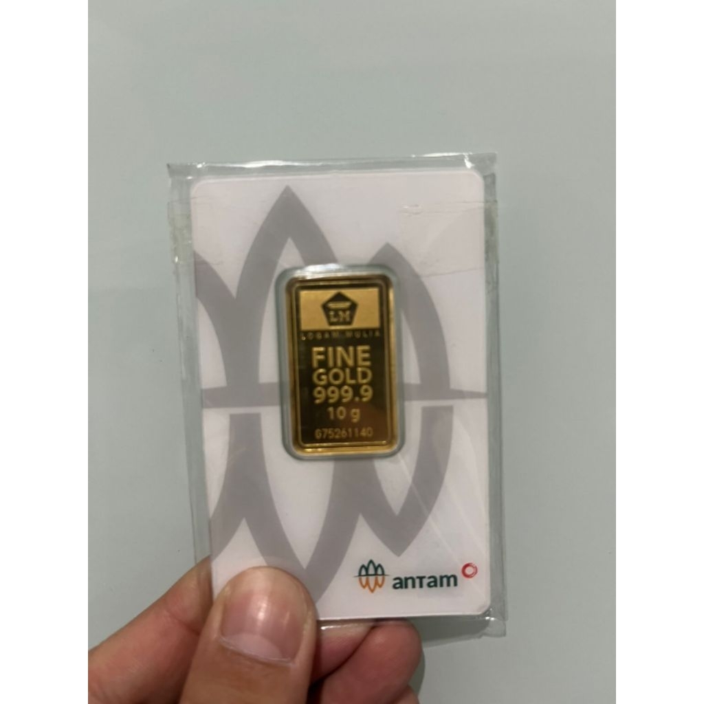 Antam fine gold emas LM Antam 10 gram asli 100%