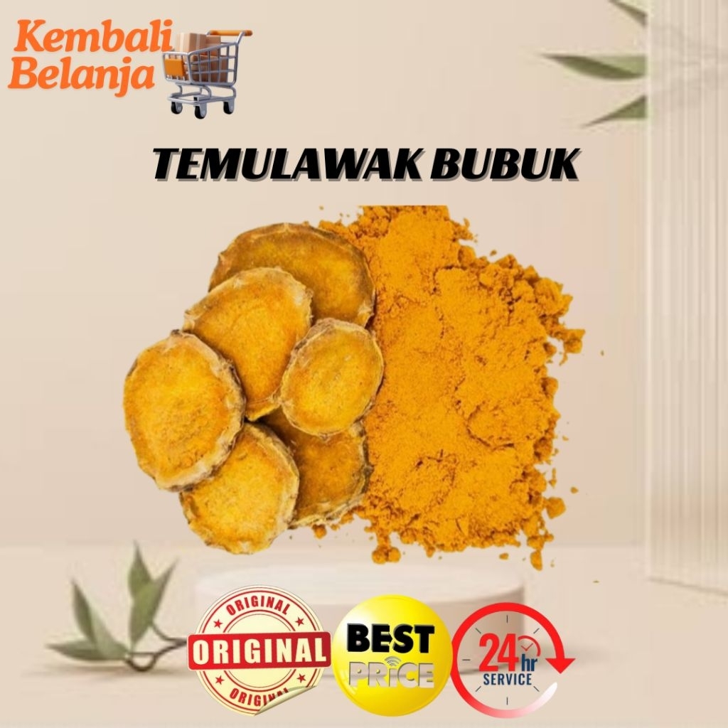 

Temulawak Bubuk Asli Tanpa Campuran 250 Gram