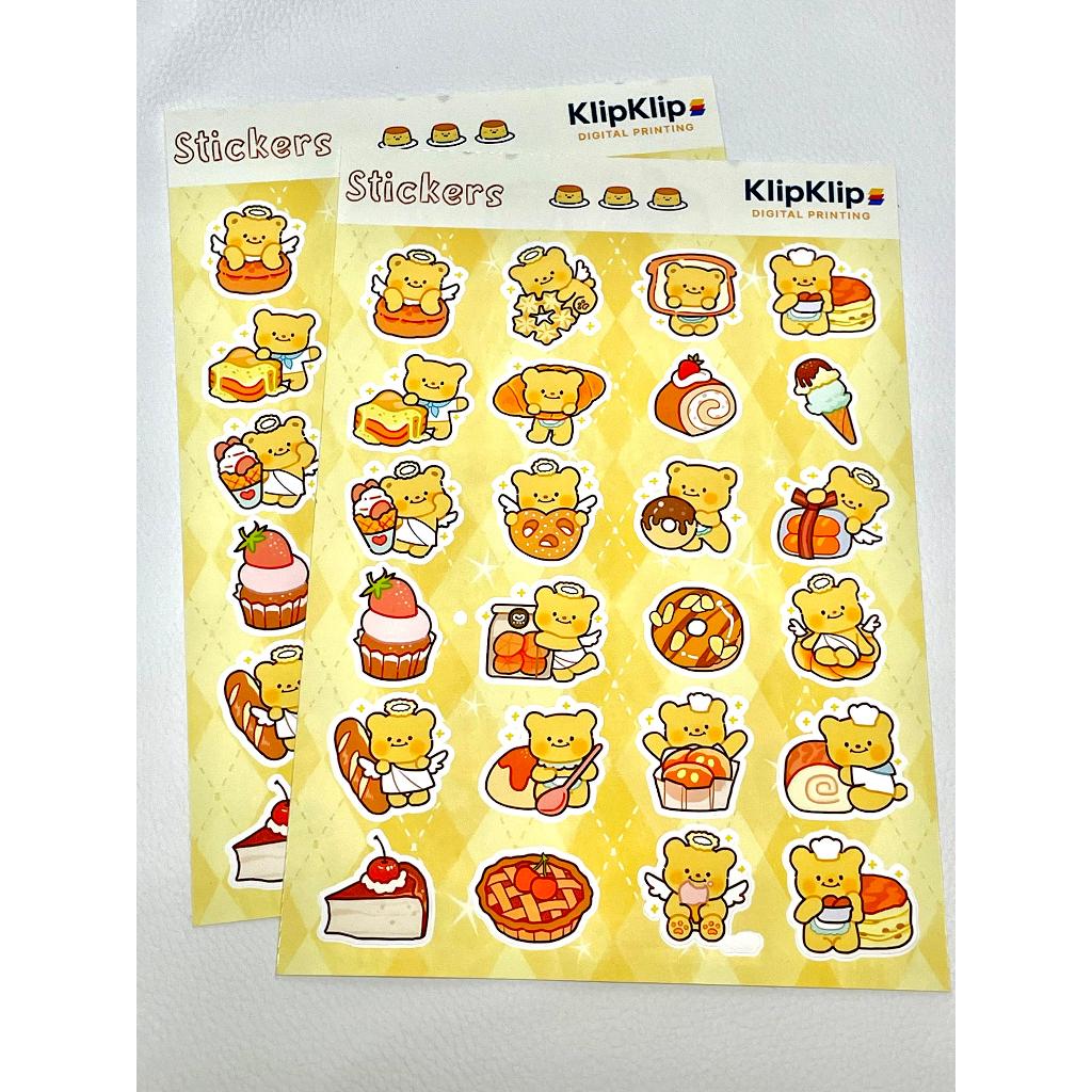

Stiker Pack Honey Bear Glossy Stiker Lucu Beruang Kuning untuk Dekorasi Buku Anak - KK