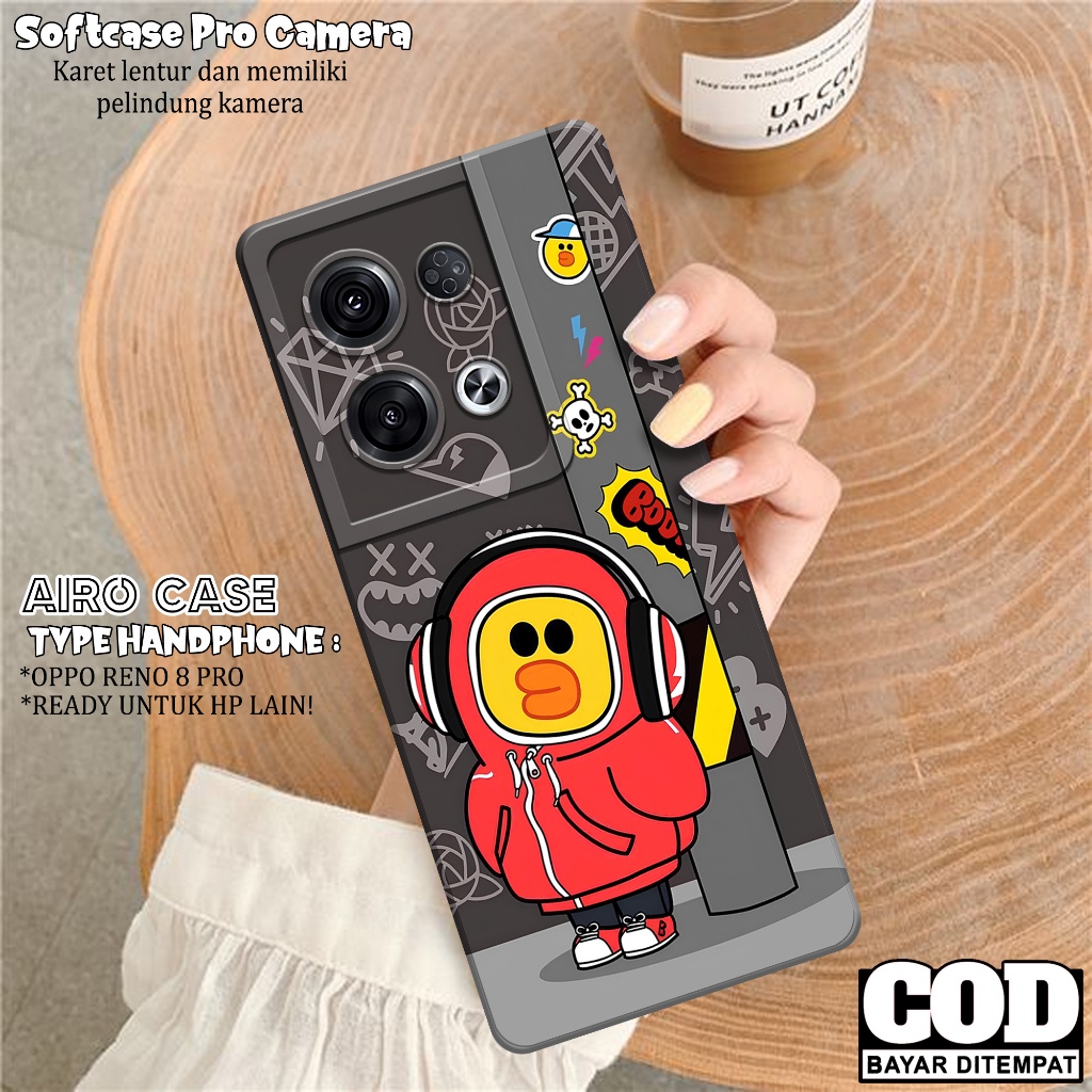 Case Oppo Reno 8 pro Terbaru - Softcase Oppo Reno 8 pro - Fashion Case KARTUN - Casing Oppo Reno 8 p