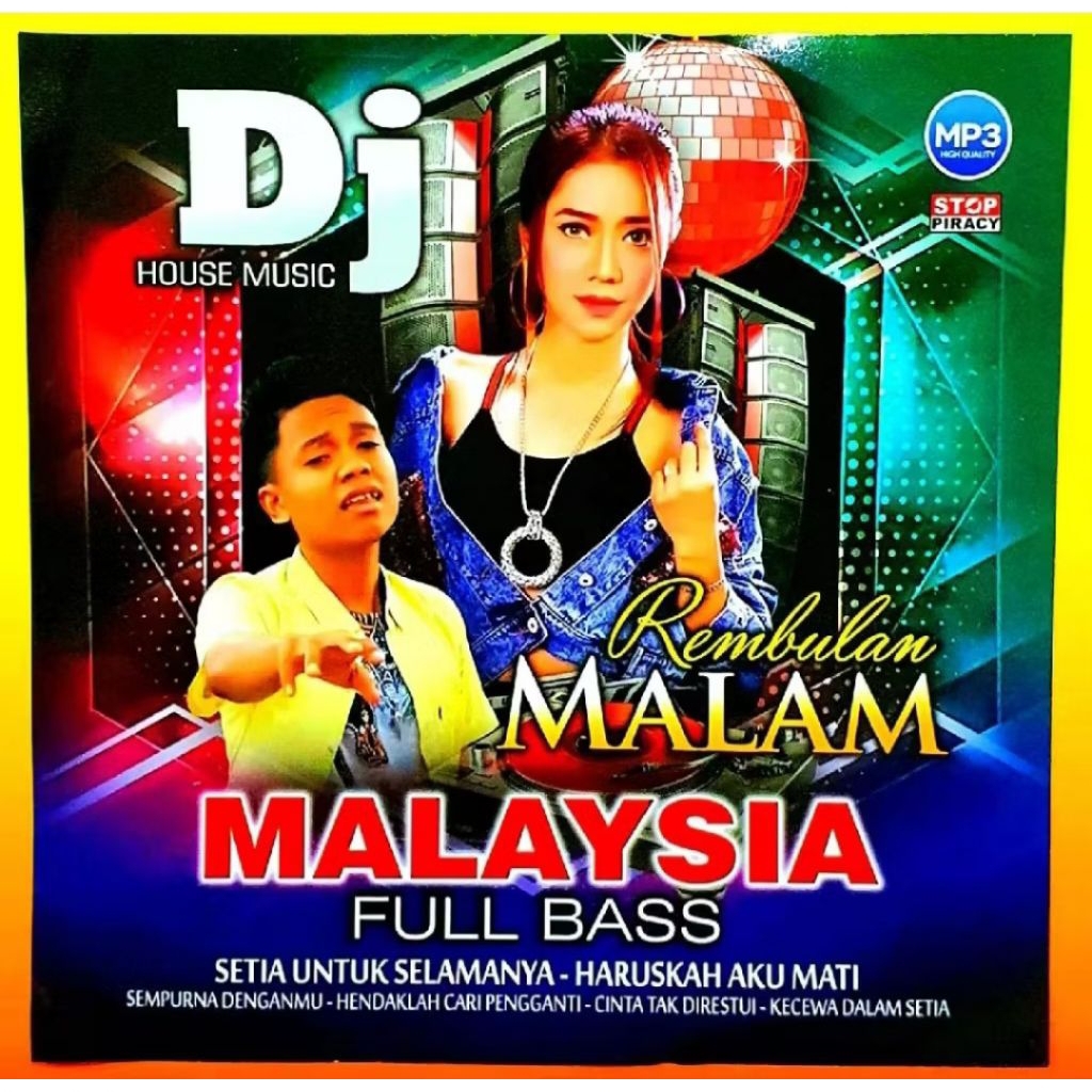 Kaset Cd Mp3 Lagu DJ House Music Malaysia Full Bass - Kaset Mp3 Buat di mobil - Kaset Mp3 Mobil - Ka