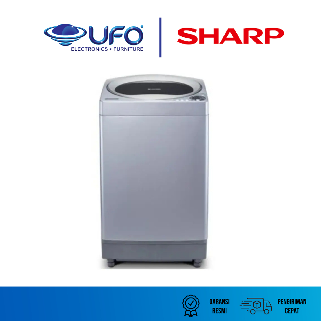 Sharp 11 Kg Mesin Cuci Top Loading ESM1108TSAK