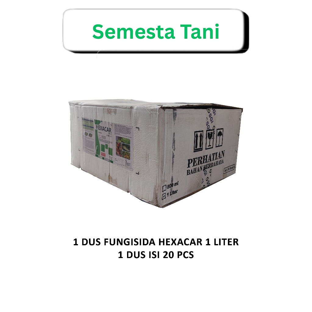 1 DUS - FUNGISIDA HEXACAR 1 LITER - 1 DUS ISI 20 PCS