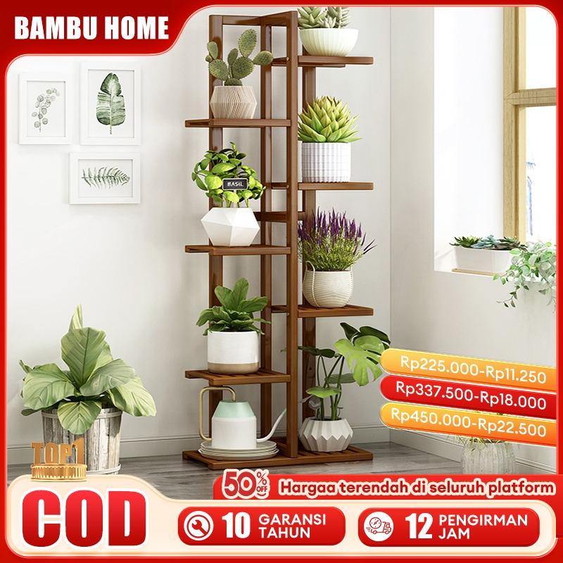 Rak Bunga Rak Bunga Sudut Ruang Tamu Rak Bunga Kayu Tanaman Rak Bunga Minimalis Standing Pot Susun