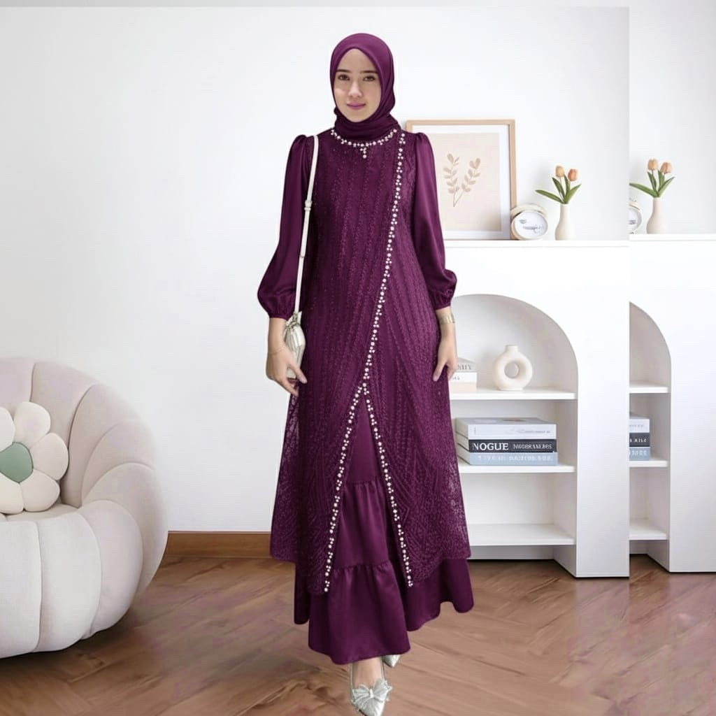 Gmis Gaya Baru Gmis Murah Remaja 2026 Bj Muslim Baju Ghamis Import Terbaru 2026 Gsmia Muslimah Lebar