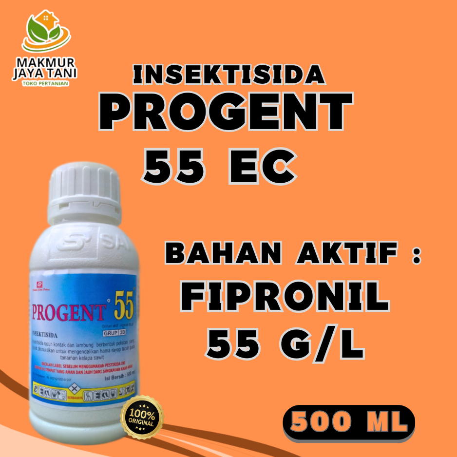 PROGENT FIPRONIL 55 EC 500ML RAYAP ULAT EFEKTIF || PROGENT INSEKTISIDA SISTEMIK RAYAP ULAT AMAN