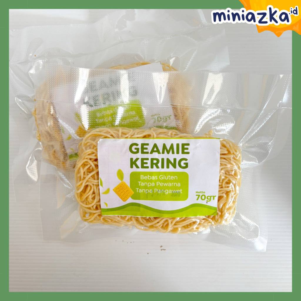 

MINIAZKA - Geamie Mie Kering Gluten Free 70gr / Mie sehat gluten free egg free dairy free