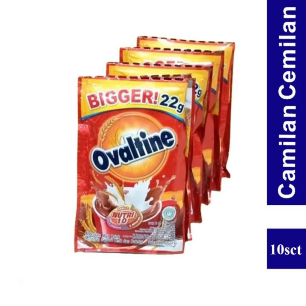 

OVALTINE 1 RENCENG ISI 10×22 GRAM