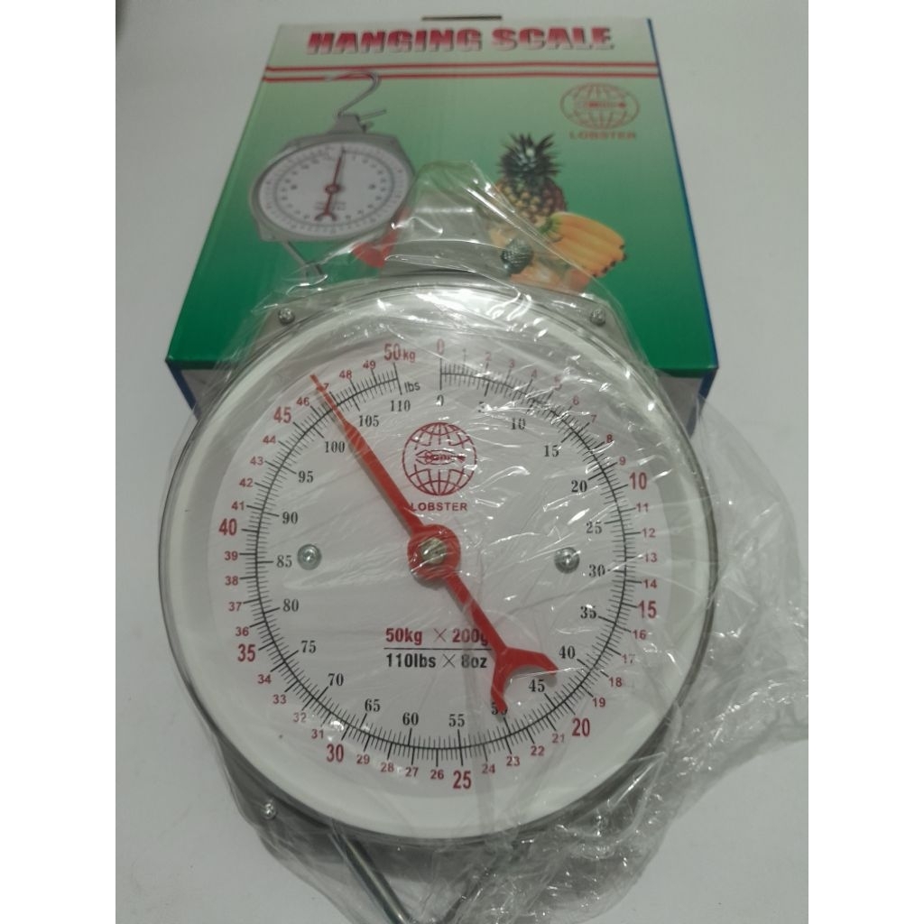 timbangan gantung 50 kg lobster