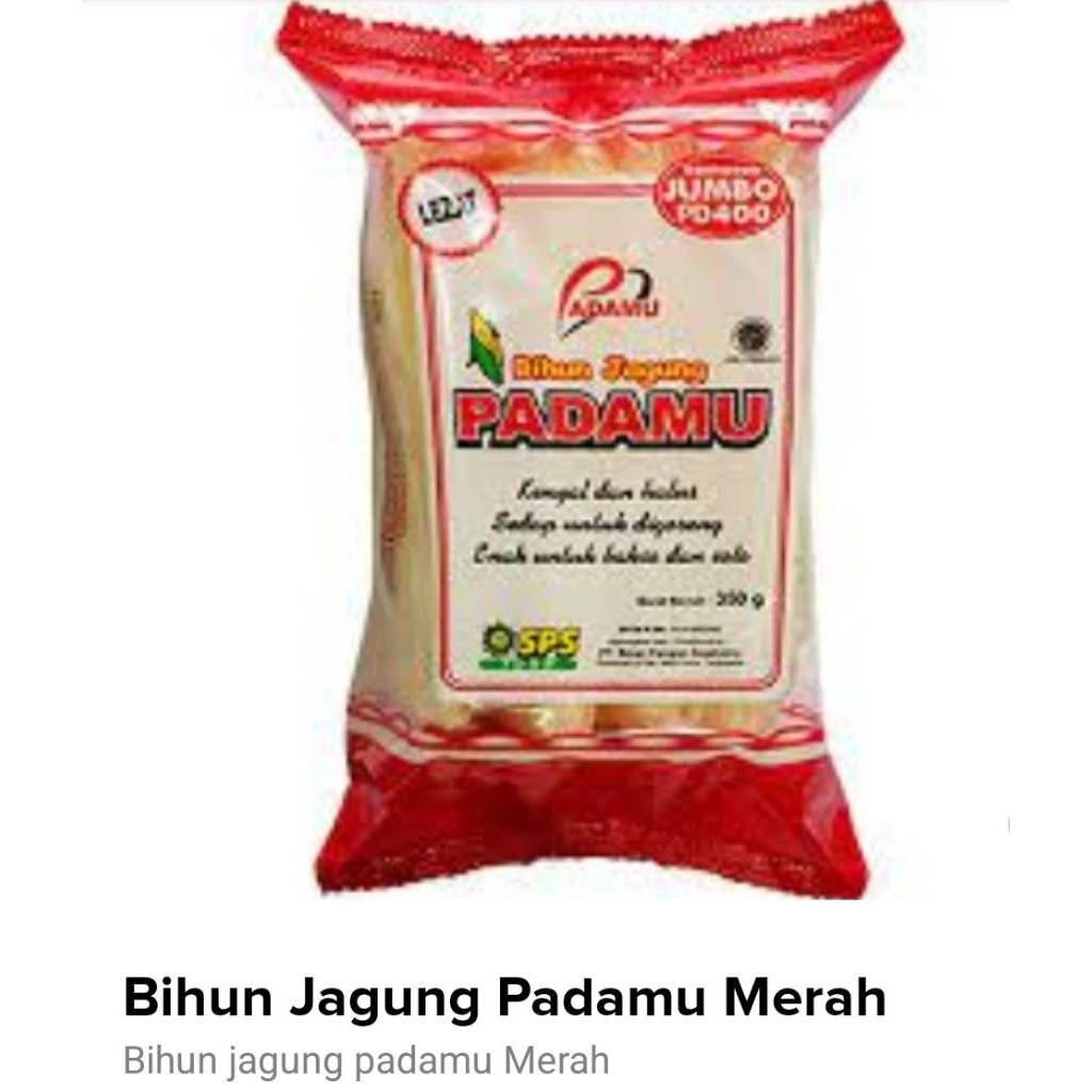 

Bihun jagung padamu merah