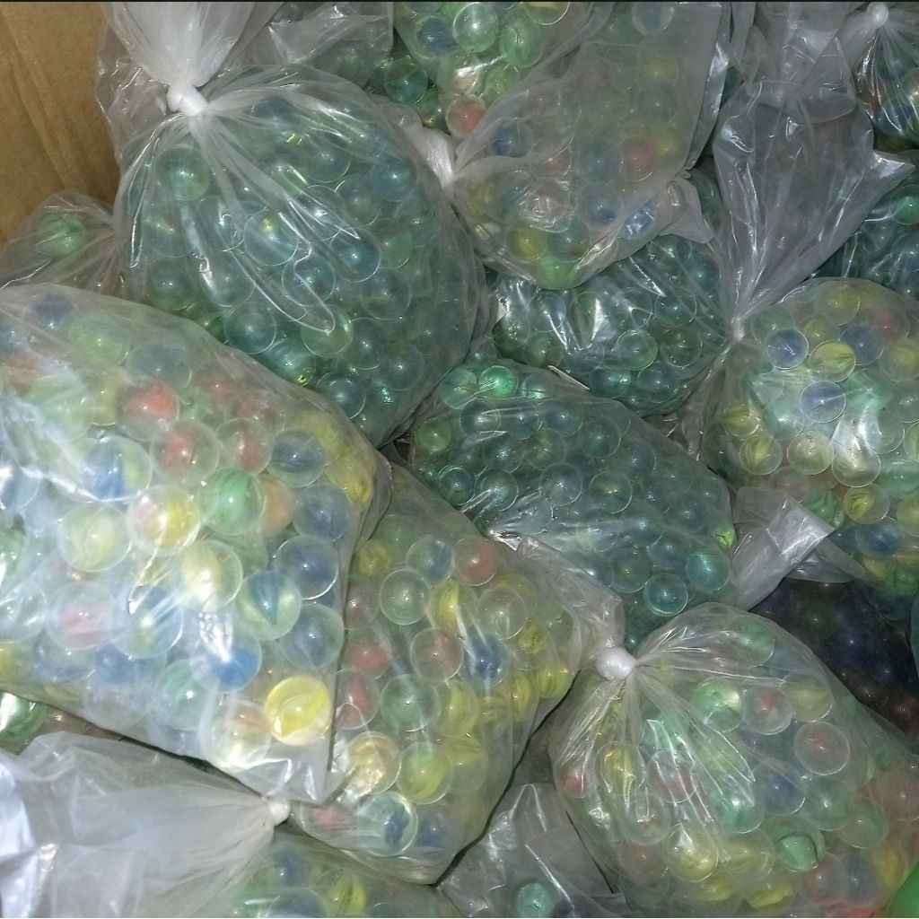 Kelereng Warna-Warni Transparan – Mainan Anak Klereng