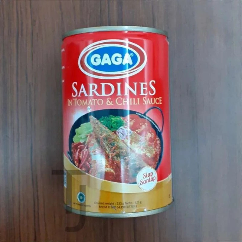 

Sarden Gaga dengan Saus Tomat dan Cabe 155 gr