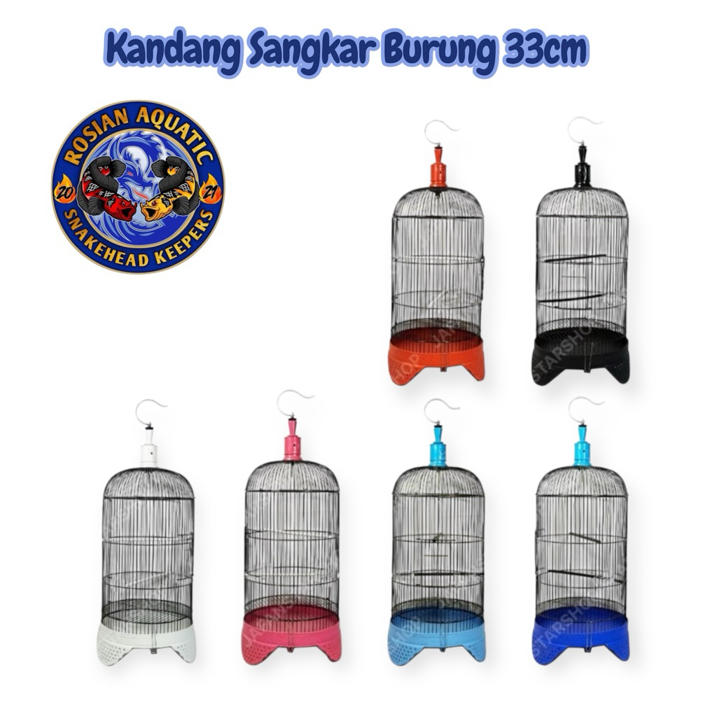Kandang Love Bird  Sangkar burung Love Bird kenari Parkit 33 Cm Besi Tebal