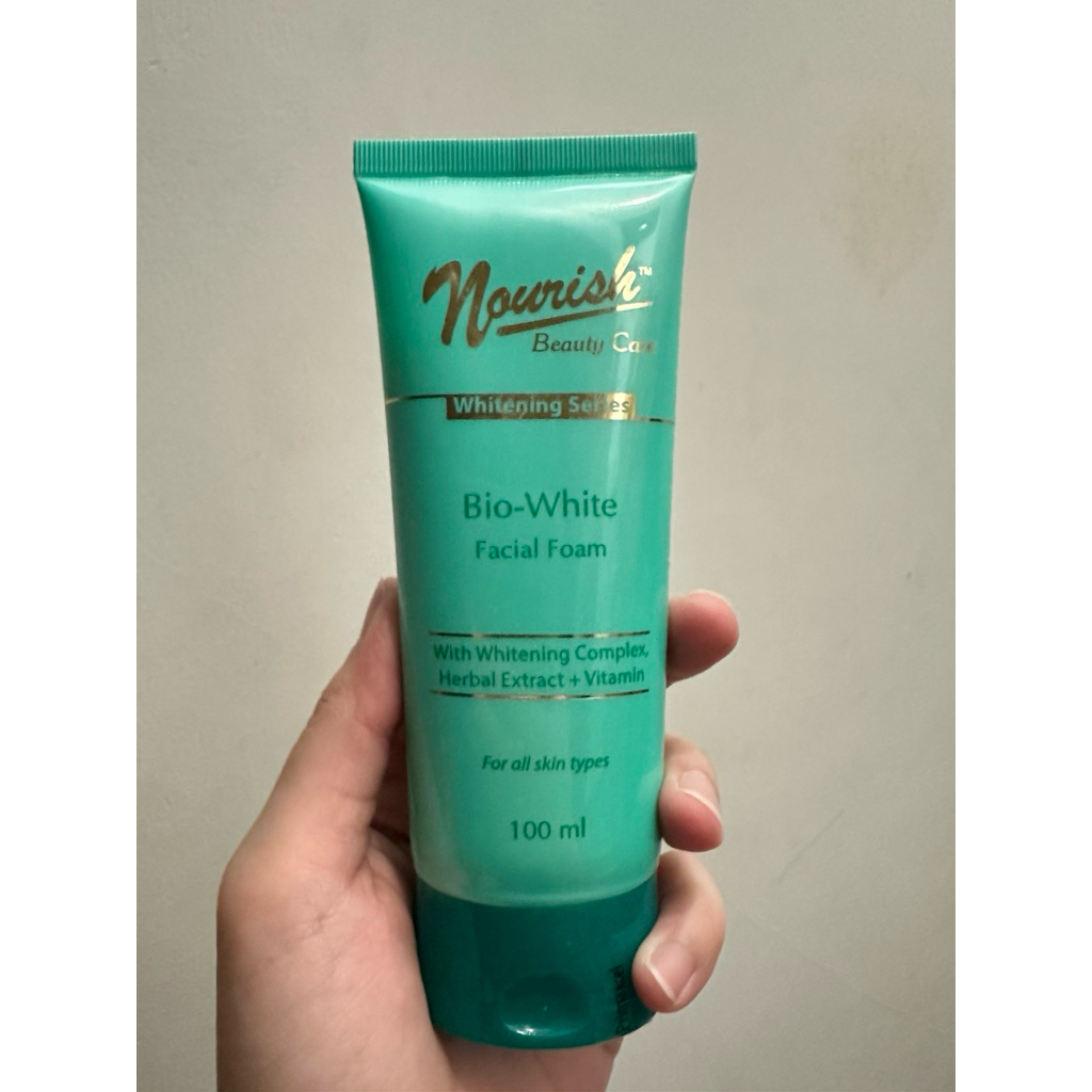 Nourish Beauty Care Bio White Facial Foam 100ml / Whitening / Pembersih Wajah