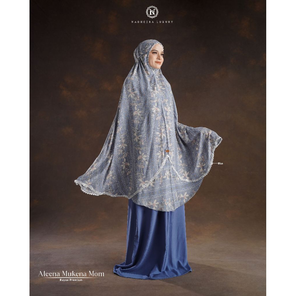 Aleena Mukena by Nadheera Luxury | Mukena Rayon | Mukena Mewah | Nadheera Luxury | D'Hijab of Mey