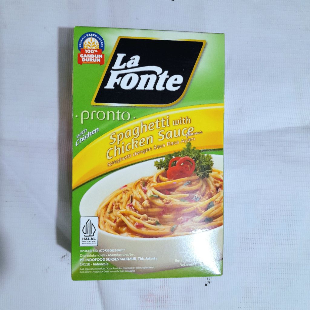 

LAFONTE spaghetti with chicken sauce 117gr