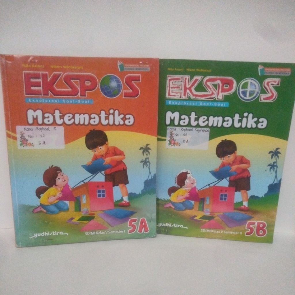 BUKU EKSPOS EKSPLORASI SOAL SOAL MATEMATIKA 5A 5B KELAS 5-V SD/MI KURIKULUM MERDEKA