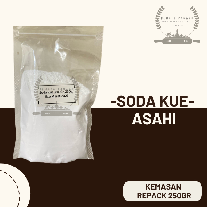

[A3] Soda Kue Asahi / Sodium Bicarbonate / Bahan Pengembang kemasan 250gr