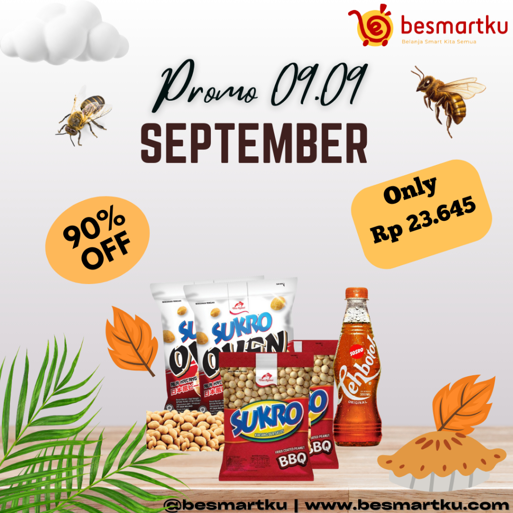 

PAKETAN KACANG SUKRO95GR & SOSRO PET 350ML