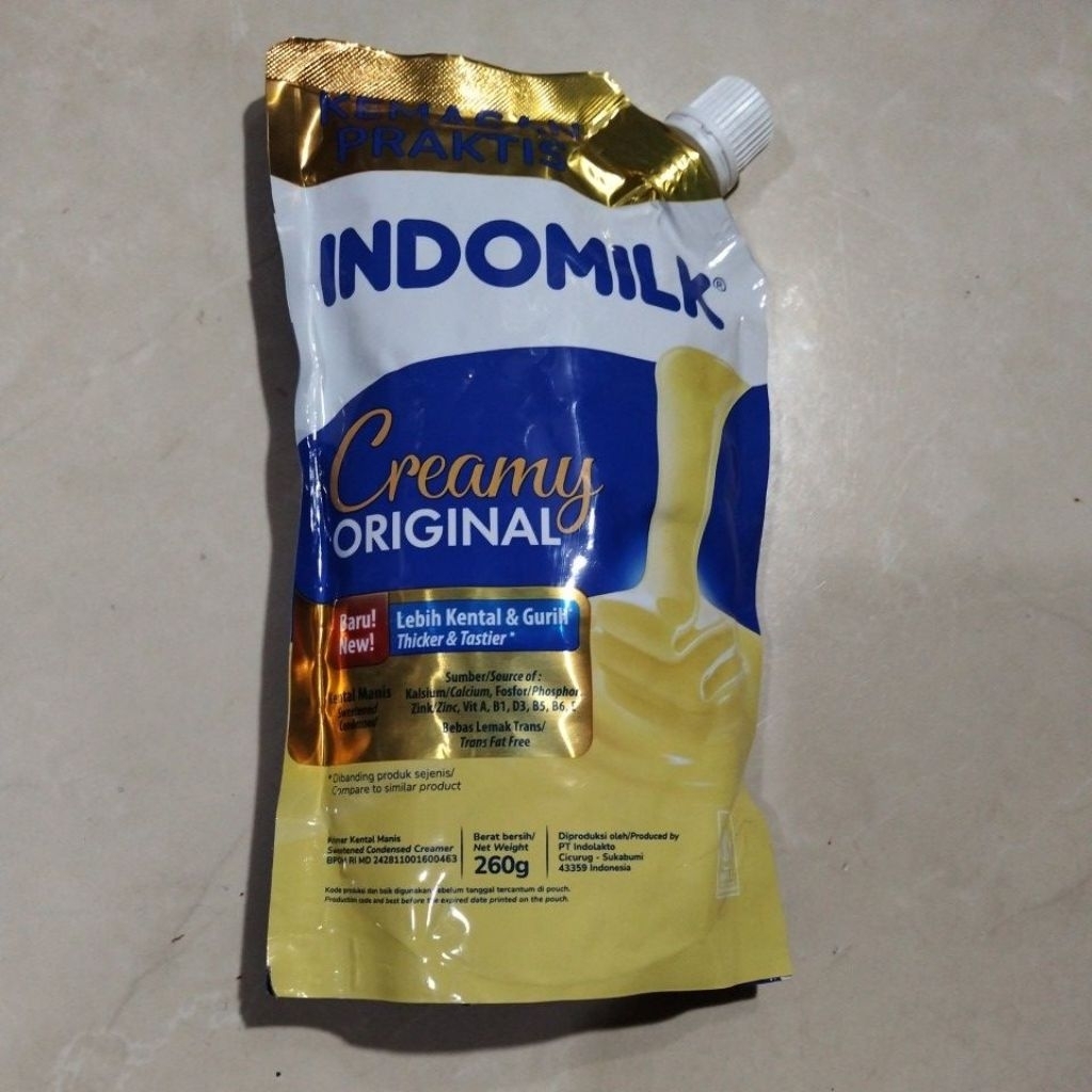 

Susu Bendera Creamy Kental Manis 240g dan Susu Indomilk Creamy Original 260g