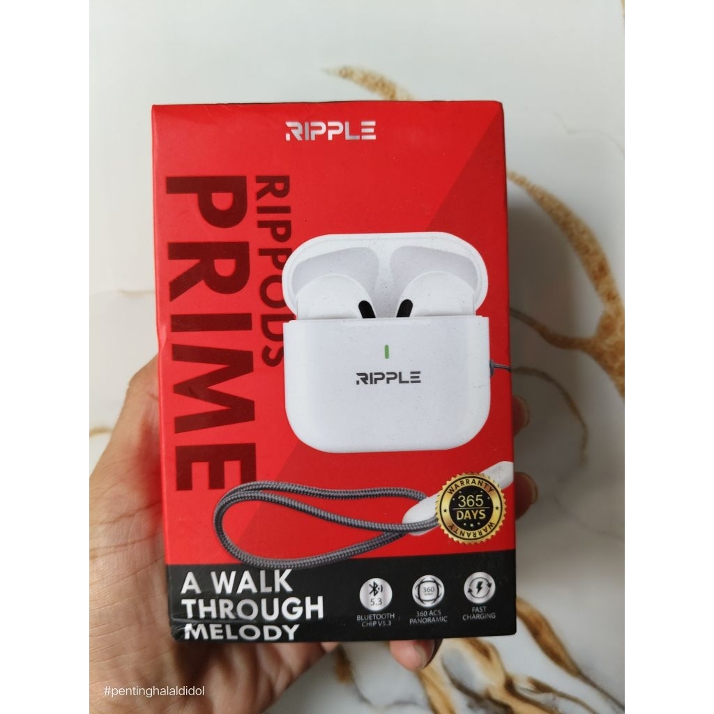 (BARU&SEGEL) Handsfree headset bluetooth TWS RIPPLE RIPPODS PRIME Oriiginal