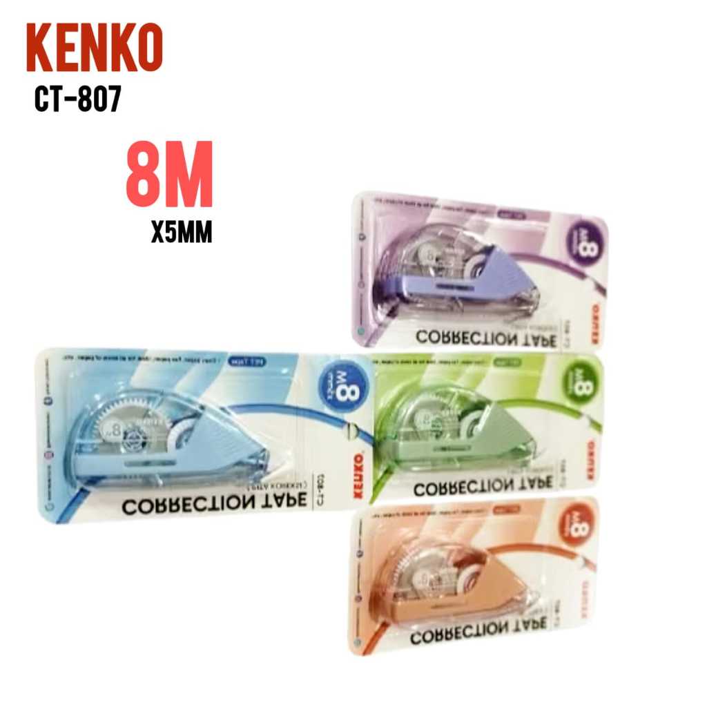 

Correction Tape Kenko CT 807 / Pita Koreksi Kenko CT 807