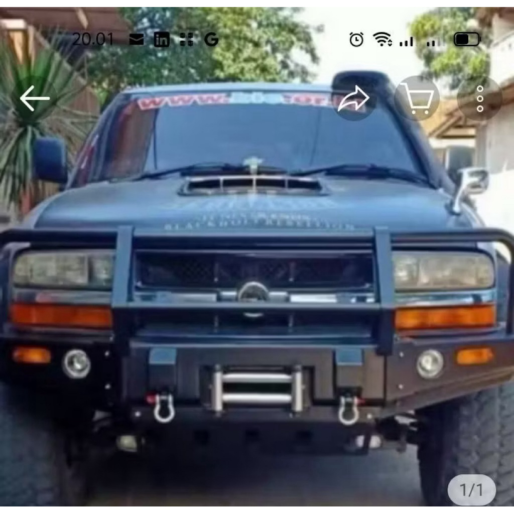 bemper belakang kijang super pick up tahun 1990