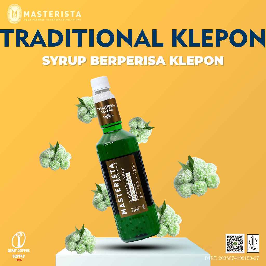 

Masterista Flavour Syrup - Traditional Klepon 850ml