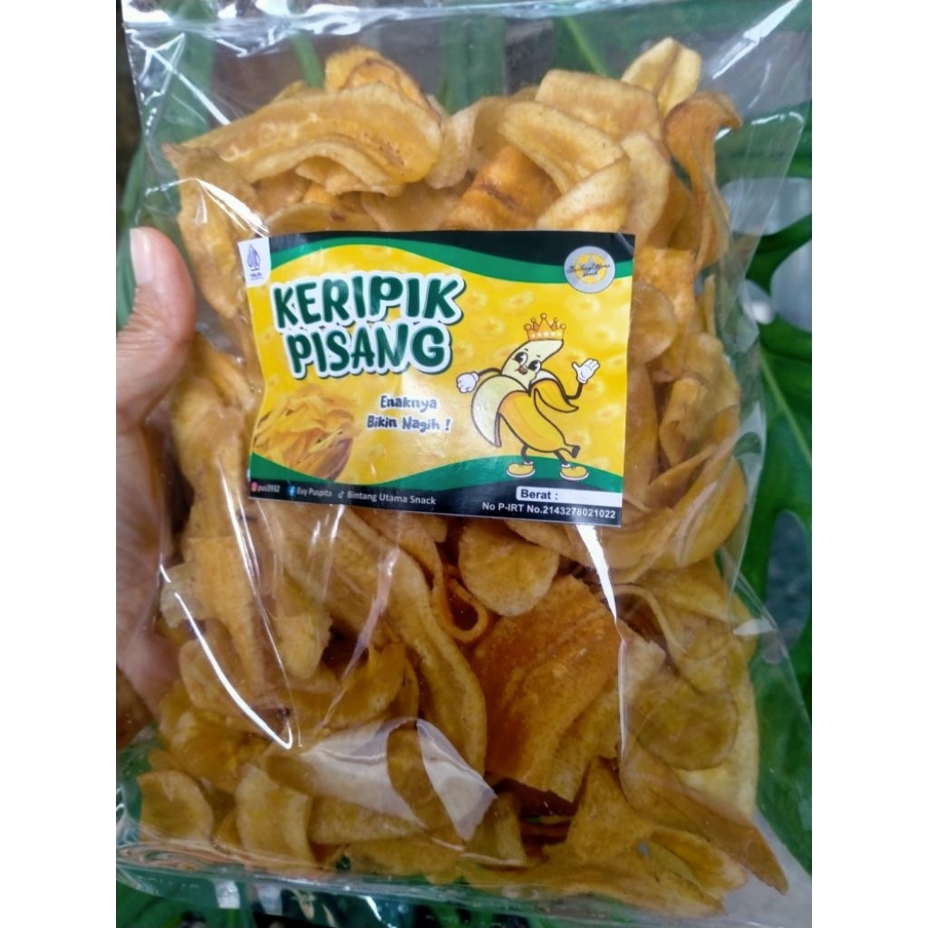 

Keripik pisang 250gr Rasa Original