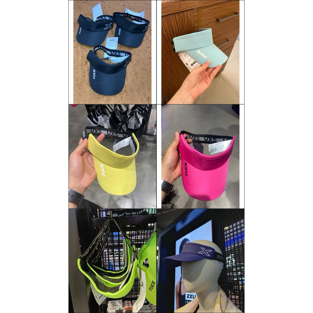 2xu Running Visor Original/ Topi 2xu Visor