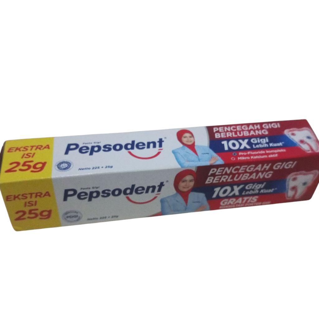 Pepsodent pencegah gigi berlubang 225gr+25gr