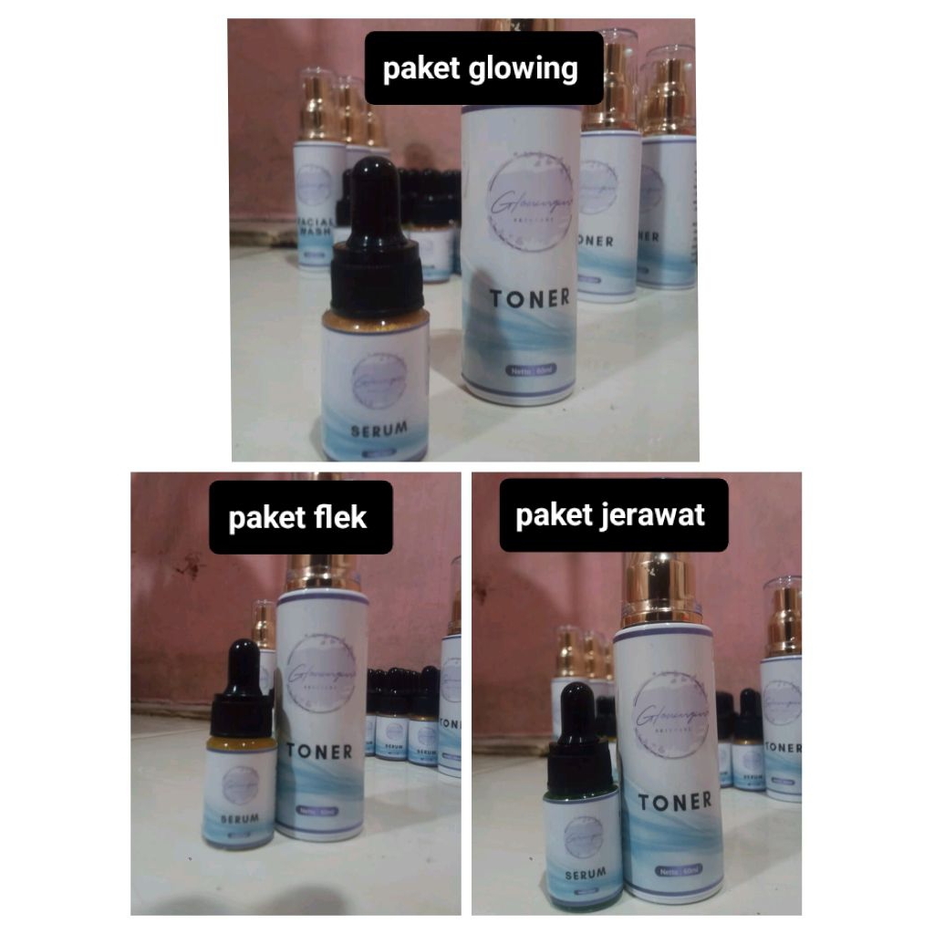 GLOWINGIN SKINCARE. MEMUTIHKAN.MENGHILANGKAN JERAWAT DAN FLEK DLL
