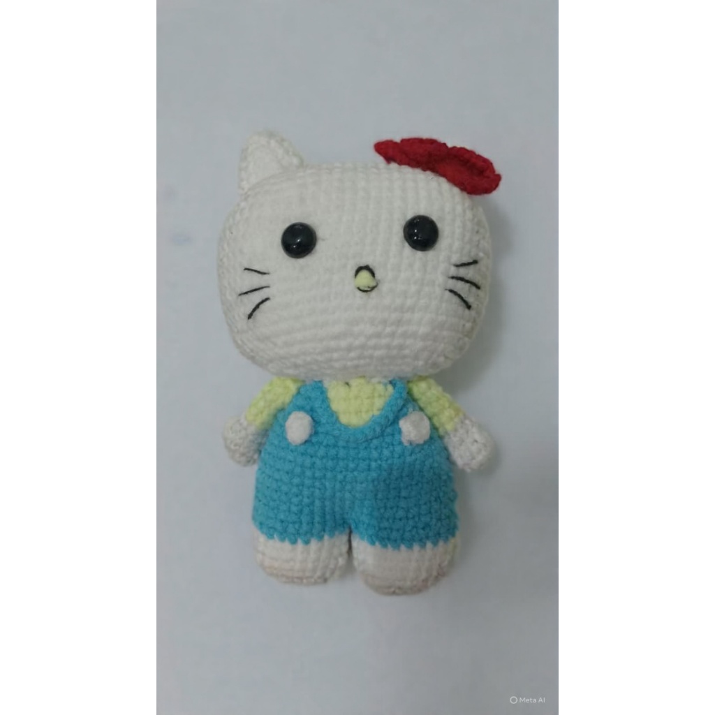BONEKA HELLO KITTY RAJUTAN HELLO KITTY CROTCH DOLL