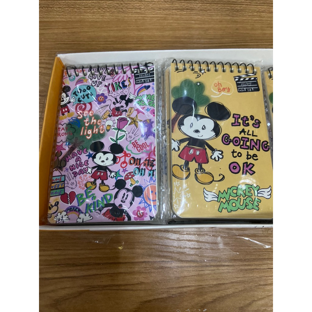

Notebook Spiral / Buku tulis Mickey Mouse Lucu Bergaris | By Toko Sapi ツ