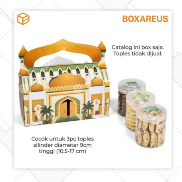 

Box Packaging Paper Bag Lebaran Idul Fitri Dus Kemasan Toples | PB139228
