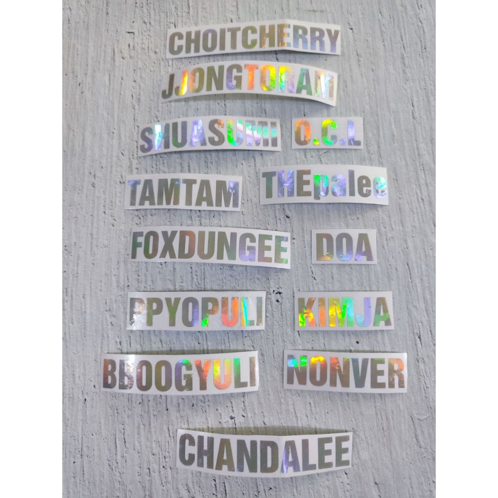 

SEVENTEEN - Sticker Hologram Miniteen