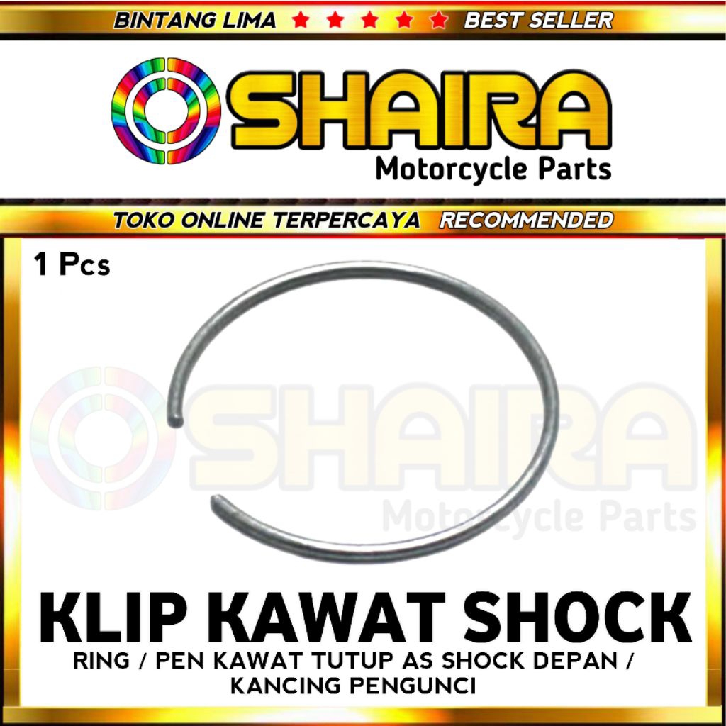 KLIP KAWAT SHOCK DEPAN / PEN TUTUP AS  SHOCK DEPAN / KACING PENGUNCI SHOCK DEPAN / SUPRA / BEAT / PE