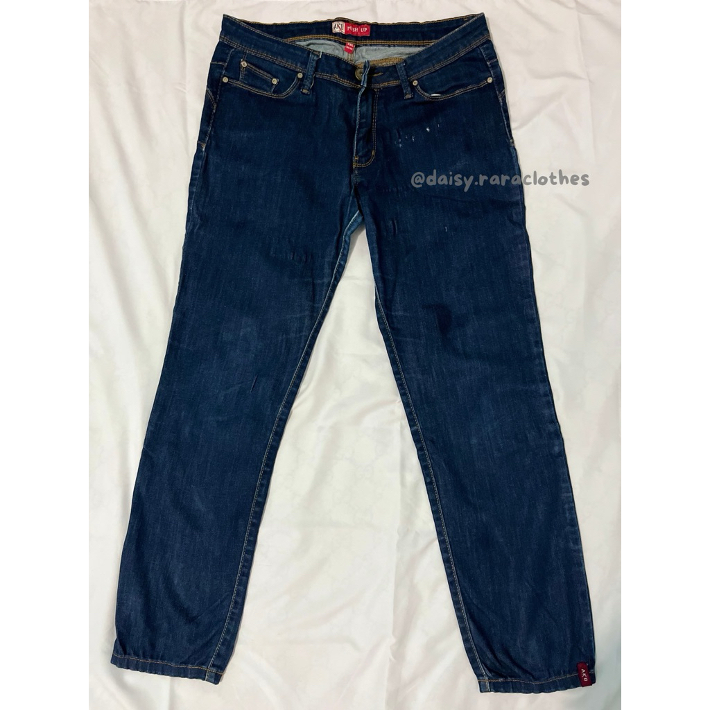 Celana Panjang Jeans Denim Wanita AKO Push Up