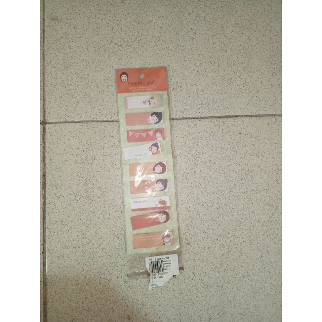 

Sticker Pembatas Buku Cantik