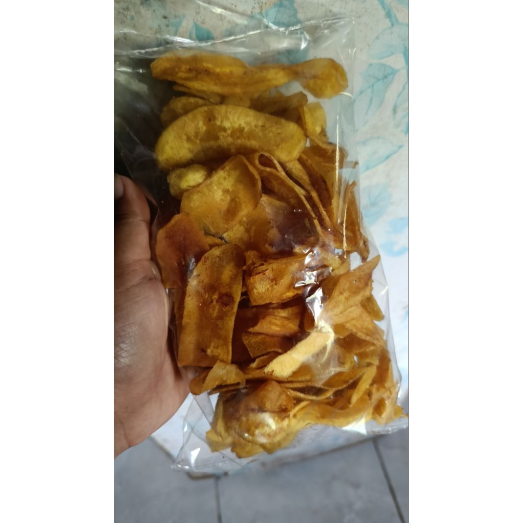 

kripik pisang manis gurih renyah