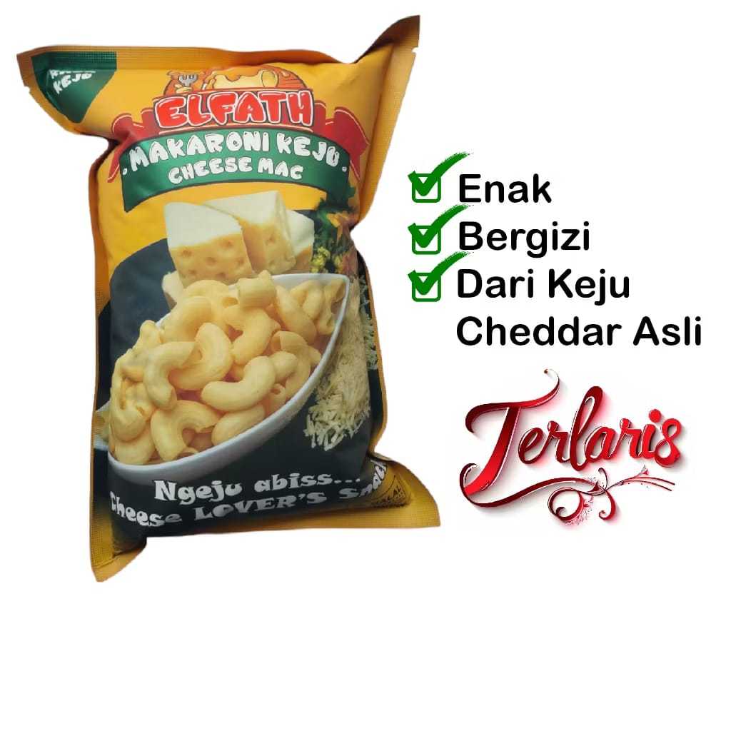 

Makaroni Keju Elfath Original Keju Renyah Gurih 50gr dan 185gr