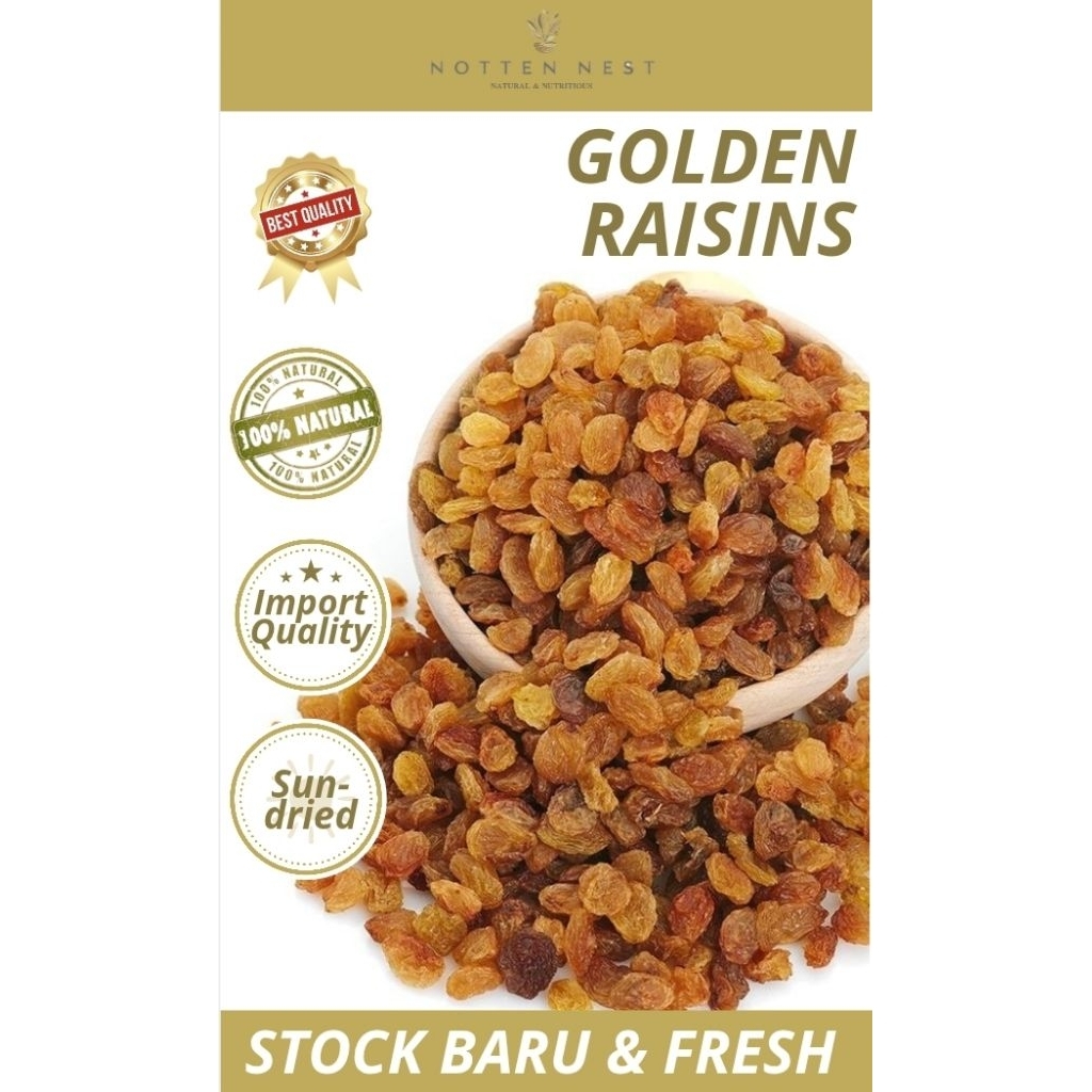 

Kismis Kuning 1 kg/Golden Raisin | Kismis Premium untuk Cemilan & Kue