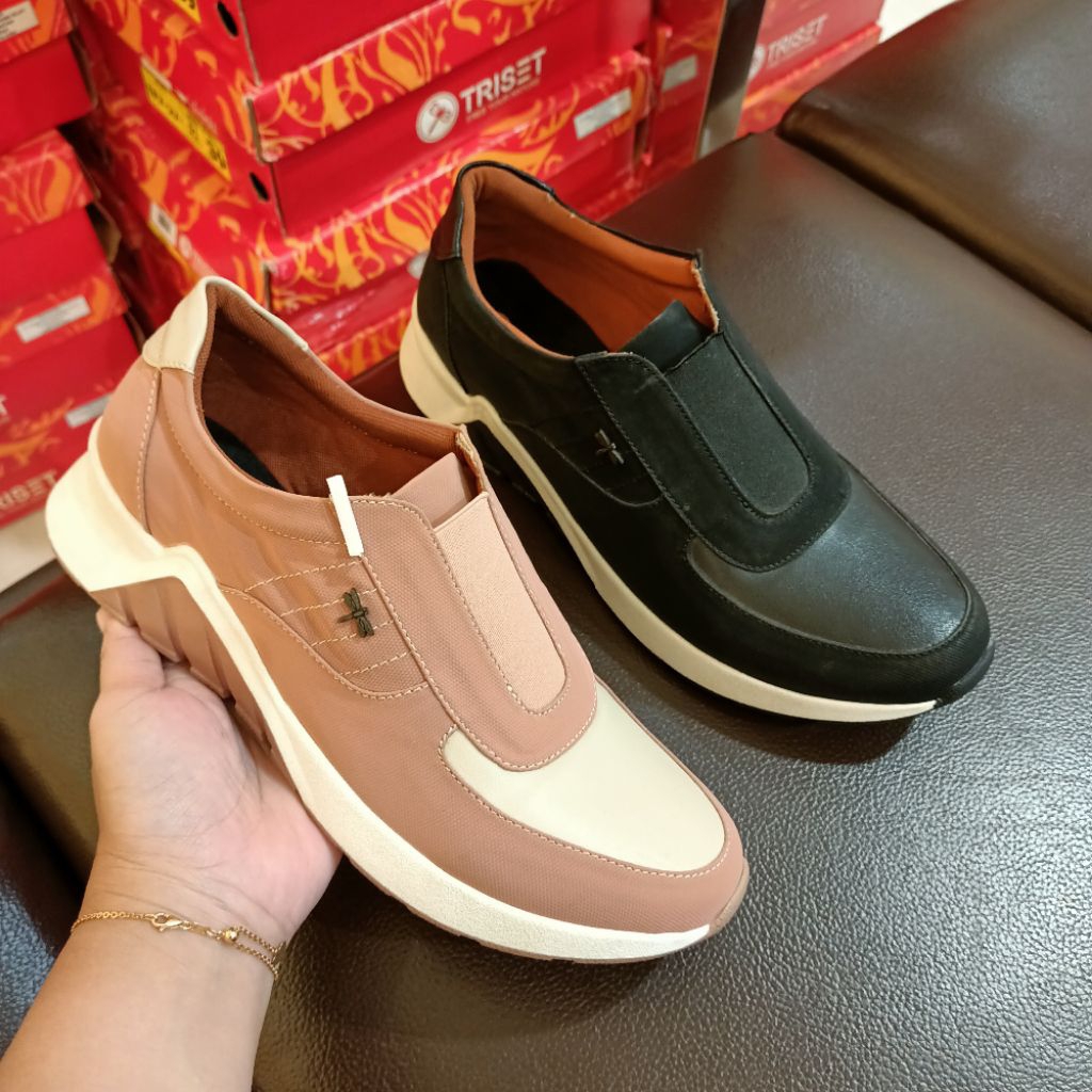 sepatu wanita slip on TRISET original matahari