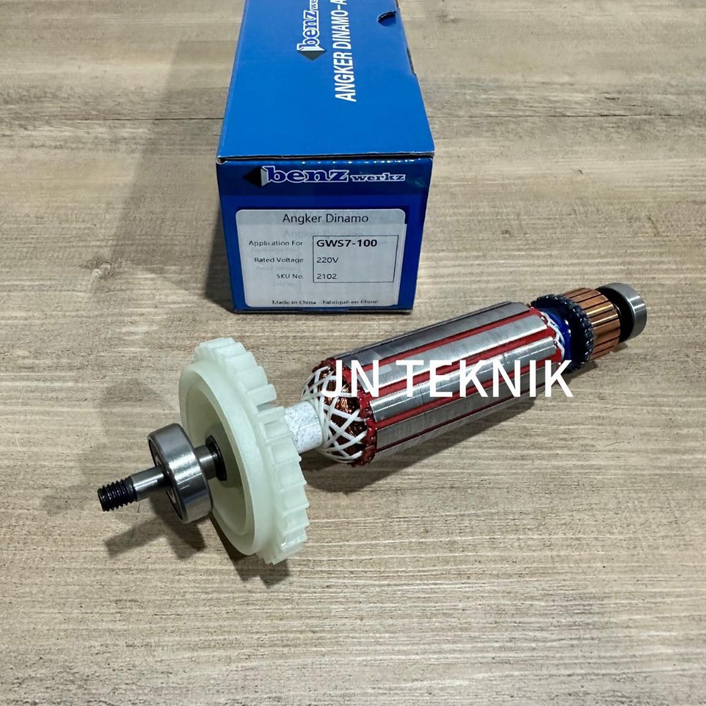 BENZ ARMATURE GWS 7-100 ANGKER GERINDA BOSCH GWS 7-100 GWS7-100